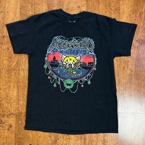 Aggretsuko graphic t shirt with christmas vibe